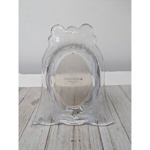 Home Beautiful by Mikasa Frosted Glass Floral Picture Frame Japan